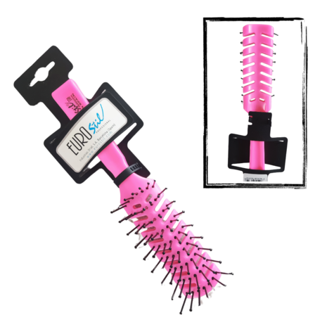 Eurostil vent brush roze 7 rijen