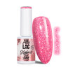 Flesje AlleLac Flash Glitter Gellak met Flash aan.