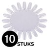 Nagelwiel 10 stuks - Transparant met 20 Tips