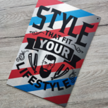 Aluminium muurdecoratie lifestyle