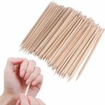 Houten manicure stokjes 100 stuks