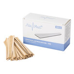 AlleMed houten mini spatels voor wax 500 stuks
