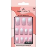Top Choice French ombre kunstnagels round 