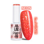 Gellak Oranje - AlleLac Flash Glitter Collectie 6ml