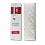 Dusy Professional wimperblaadjes 96 stuks, verpakking met voorbeeld van een velletje wimperblaadjes