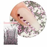 NTN Premium ShinePins Lichtpaars - Vierkante Nail Art Studs