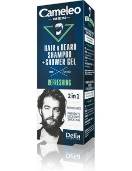 Cameleo men - giftset voor mannen - shampoo en gel