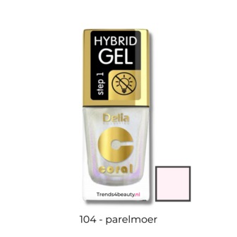 Hybrid gel nagellak zonder lamp 104 parelmoer