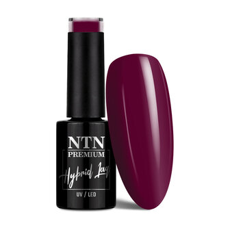 hybride nagellak kersenrood uit de passion for love collectie van ntn premium.