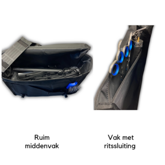 ruim middenvak en vak met ritssluiting