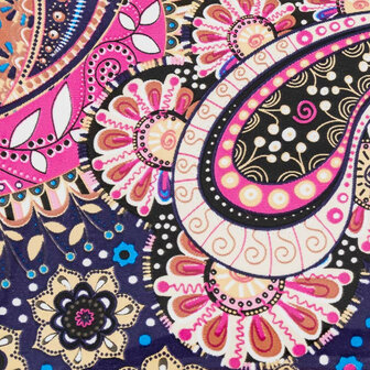 details en kleuren nagel transfer folie retro paisley nr13