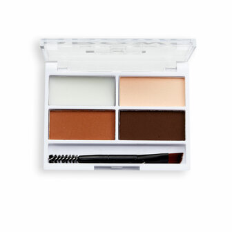 makeup revolution wenkbrauw poeder palette bruin