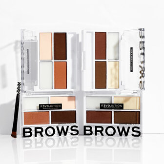 overzicht wenkbrauw palette medium en dark brown.