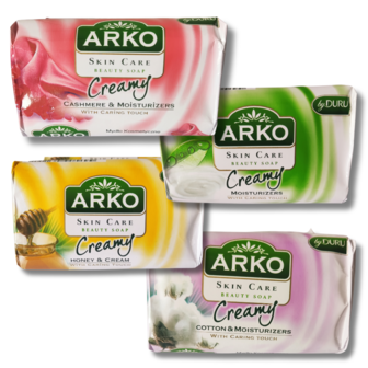 assortiment arko creamy beauty soap