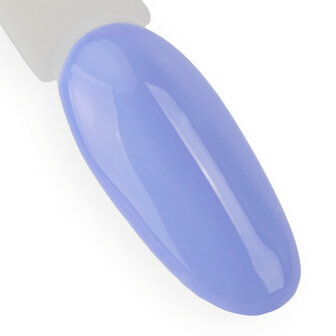 Voorbeeld op nagel gellak pastel lichtblauw
