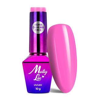 MollyLac gellak power flower fuchsia 10ml nr. 724