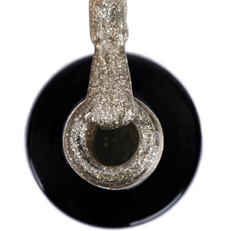 gouden gellak met glitters in potje