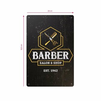 Vintage Barbershop wandbord B035