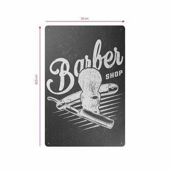 Retro Barbershop bordje B026