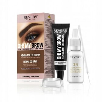 Revers OH! MY BROW wenkbrauw Henna lichtbruin