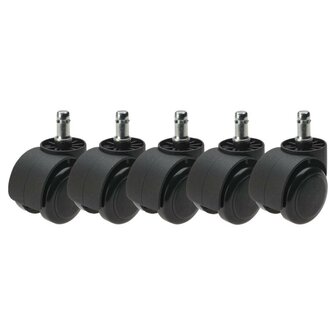 Efalock Professional kappersfiets wieltjes universeel 5 stuks