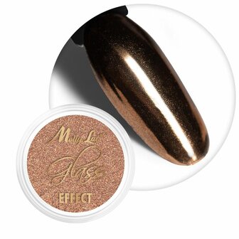 Chrome poeder nagels &ndash; Caramel spiegeleffect 0,30 g