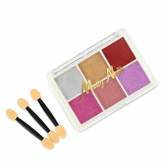 chrome nails palette met 3 applicators