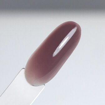 mauve rubber base op nageltip
