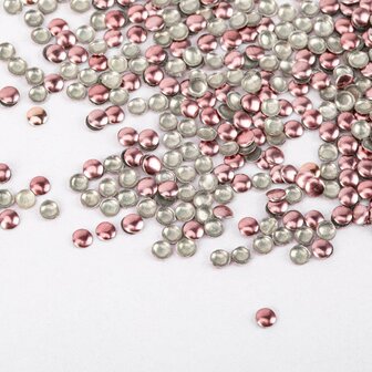 rosegouden nail art studs 2mm ronde vorm