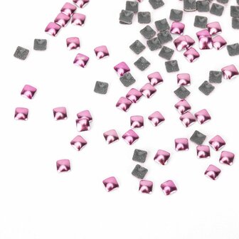 vierkante lichtpaarse studs voor nail art