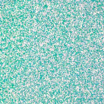 turqoise nail art glitters close up
