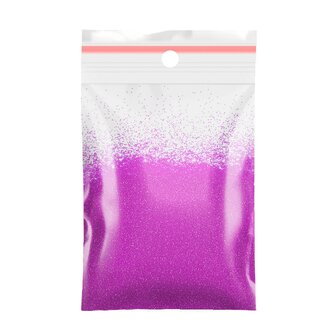 neon fuchsia nagelglitters in grootverpakking 20g gripzakje