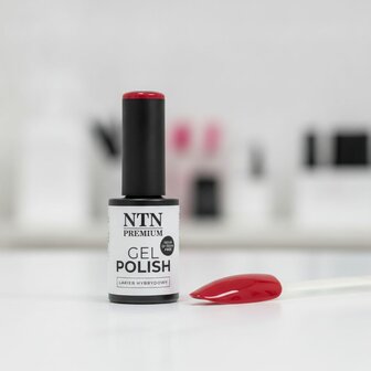 NTN Premium gellak nummer 295 op manicure tafel met kleurtip