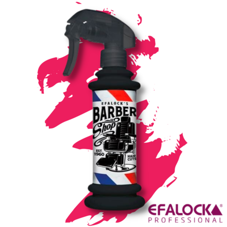 efalock barbershop waterspuit in de kleur zwart