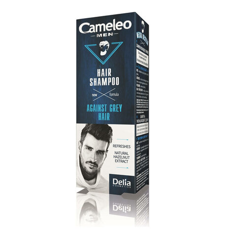 Cameleo Men shampoo voor mannen tegen grijs haar