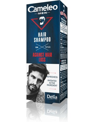 Cameleo men shampoo met Trifolium Pratense Flower Extract en Acetyl Tetrapeptide-3