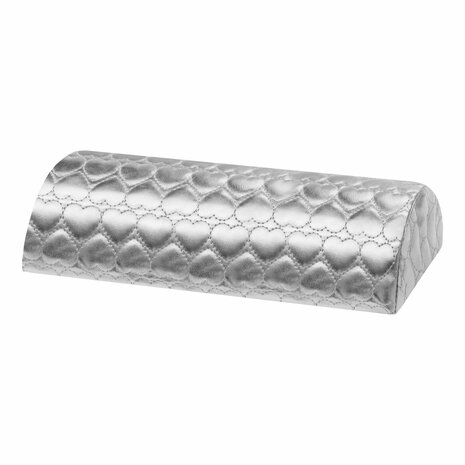 Nagelkussen voor manicure in de kleur zilver.