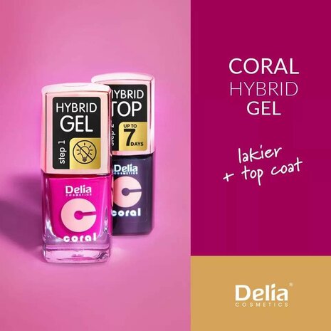 Delia Cosmetics - Hybrid top coat - 11ml