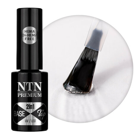 Hema vrije base en topcoat van het merk ntn premium voor hybride gellak.