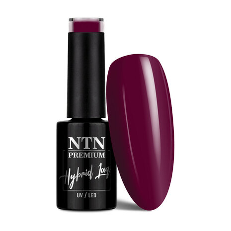 hybride nagellak kersenrood uit de passion for love collectie van ntn premium.