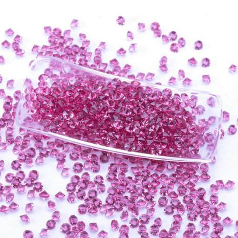 nageldecoratie steentjes roze
