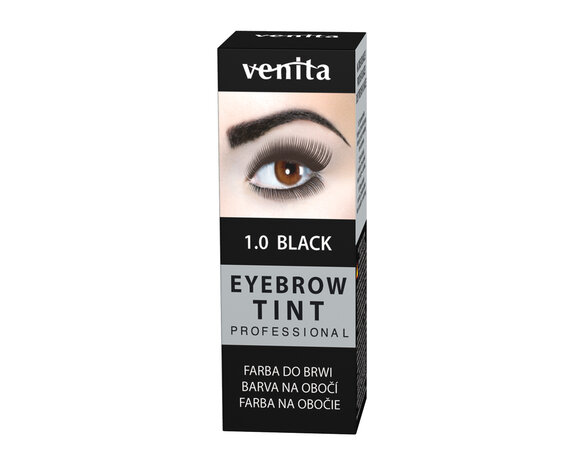 Venita henna brows wenkbrauw poeder zwart 1.0