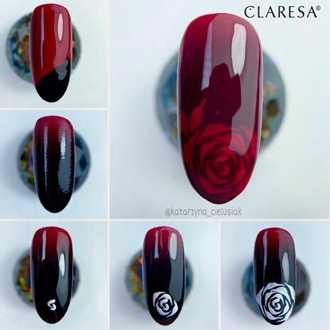 sensuele en dieprode tinten voorbeeld op de nagels