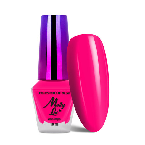 MollyLac nagellak fel roze nr. 143