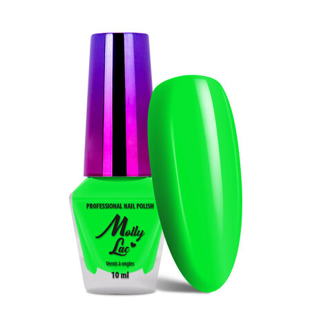 MollyLac nagellak Neon groen nr72