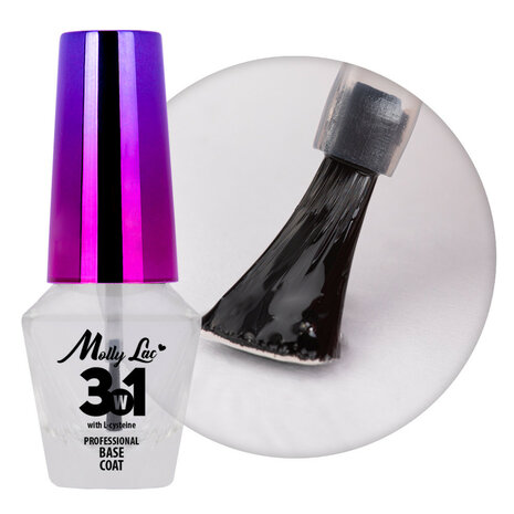 MollyLac basecoat voor nagellak 3in1