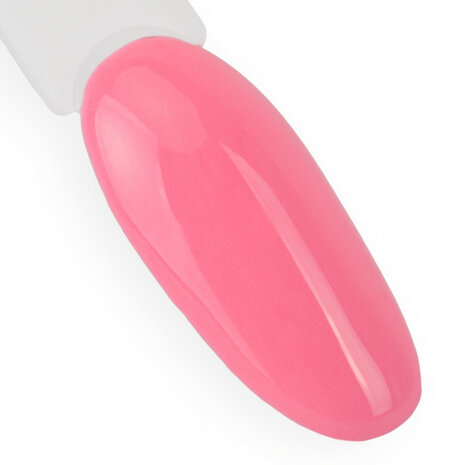 kleurendetails neon pastel koraal op nagel.