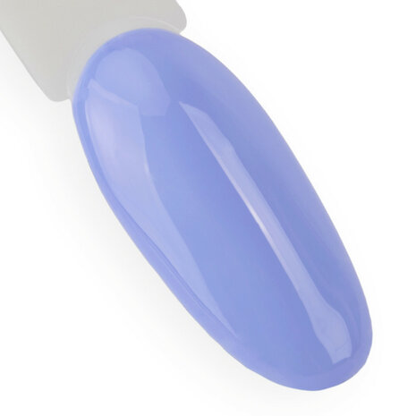 Voorbeeld op nagel gellak pastel lichtblauw