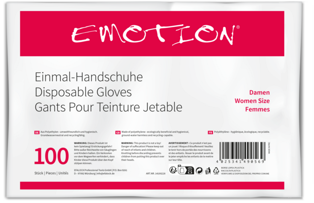 Emotion PE wegwerp handschoenen 100 stuks