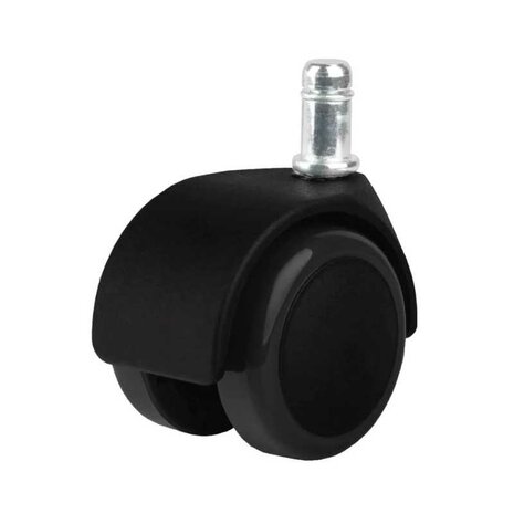 tabouret en zadelkruk wieltje in de kleur zwart